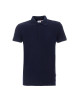 Promostars POLO Herren COTTON SLIM NAVY BLUE Stickerei-Siebdruck-Logo