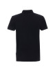 Promostars POLO Herren COTTON SLIM BLACK Stickerei-Siebdruck-Logo