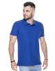 Promostars Men`s POLO COTTON SLIM CORNFLOWER Embroidery Screen Print Logo
