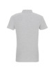 Promostars POLO Męska COTTON SLIM JASNY SZARY MELANŻ haft nadruk logo