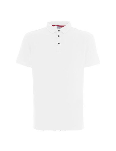 CRIMSON CUT POLO Men`s COAST WHITE embroidery DTG print logo silkscreen