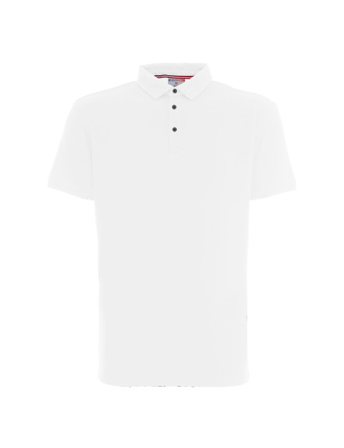 CRIMSON CUT POLO Herren COAST WHITE Stickerei DTG-Logo-Siebdruck