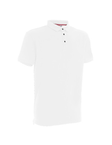 Herren-Poloshirt Coast White Crimson Cut