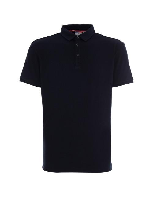 CRIMSON CUT POLO Męska COAST GRANATOWY nadruk haft sitodruk logo