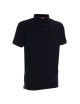 CRIMSON CUT POLO Men`s COAST NAVY print embroidery silkscreen logo