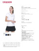 CRIMSON CUT POLO Damen LADIES` COAST WHITE Stickerei-Logo-Druck Siebdruck