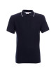 Promostars POLO Herren LINE MARINEBLAU/WEISS Stickerei, Siebdruck, Logodruck