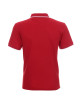 Promostars Men`s POLO LINE RED/WHITE embroidery print DTF silkscreen