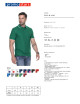 Promostars POLO Herren LINE GREEN/WHITE Stickerei-Logo-Druck Siebdruck