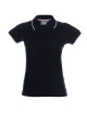 Promostars POLO Women`s LADIES` LINE NAVY/WHITE embroidery logo print