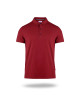 CRIMSON CUT POLO Męska MARS CIEMNO CZERWONY/GRANATOWY haft nadruk logo