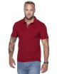 CRIMSON CUT POLO Męska MARS CIEMNO CZERWONY/GRANATOWY haft nadruk logo