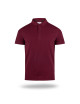 CRIMSON CUT POLO Men`s MARS WINE RED/BLACK embroidery silkscreen print