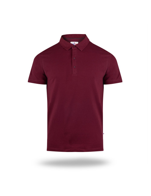 CRIMSON CUT POLO Herren MARS RED WINE/BLACK Stickerei-Siebdruck
