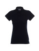 CRIMSON CUT POLO Women`s VENUS NAVY/WHITE logo embroidery DTG DTF
