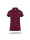 Venus Damen-Polo, Rotwein/schwarzer Crimson-Schnitt