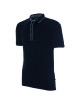 CRIMSON CUT POLO Herren VISITOR NAVY BLUE Stickerei Siebdruck Logo DTG-Druck