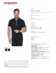 CRIMSON CUT POLO Herren VISITOR BLACK DTG-Druck, Siebdruck, Logo-Stickerei