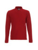 Langes Herren-Poloshirt aus Baumwolle in Rot von Promostars