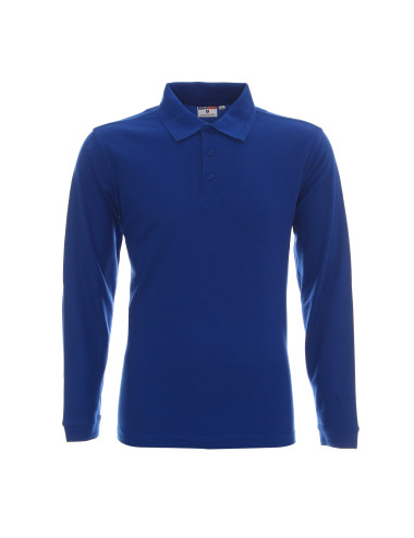 Promostars POLO Męska LONG COTTON CHABROWY haft nadruk sitodruk logo