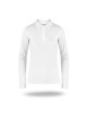 Promostars POLO Damen LADIES` LONG COTTON WHITE Stickerei, Siebdruck-Logo