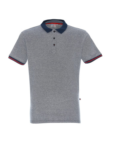 Stuart Herrenpolo Marineblau/Weiß Crimson CUT