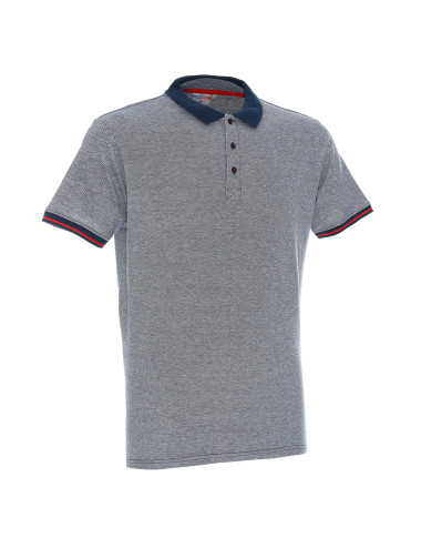 Polo męskie stuart granatowy/biały Crimson CUT
