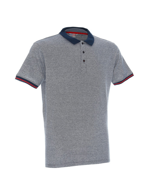 Polo męskie stuart granatowy/biały Crimson CUT