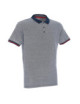 2Men's polo shirt navy blue/white Crimson CUT