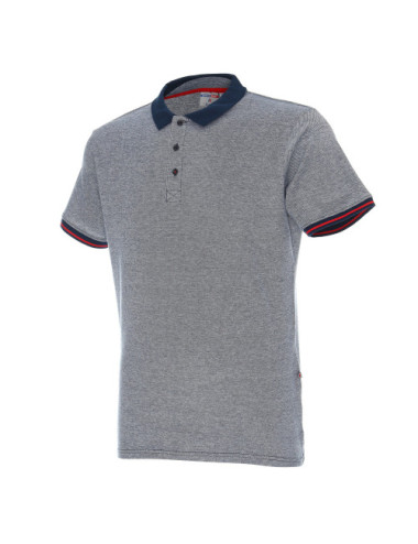 Men's polo shirt navy blue/white Crimson CUT