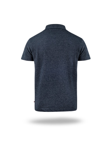 Crimson cut MEN`S POLO FRANK BLACK RAIN embroidery logo print