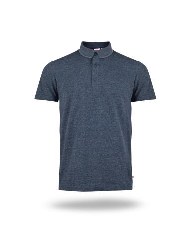 Crimson cut POLO MĘSKIE FRANK GRANATOWY DESZCZ pod nadruk, logo, haft