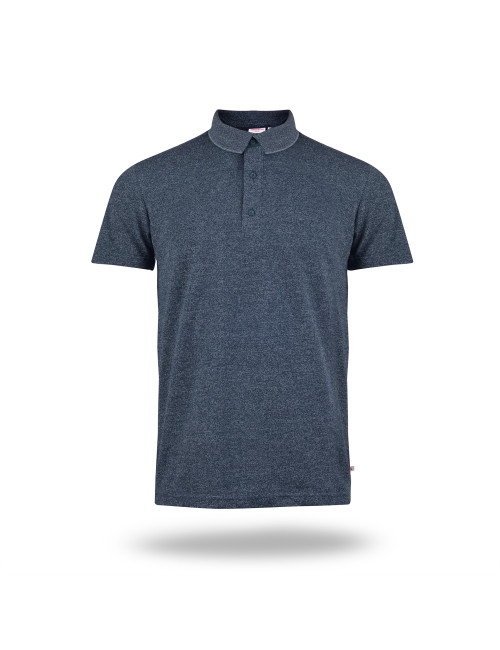 Crimson cut POLO MĘSKIE FRANK GRANATOWY DESZCZ pod nadruk, logo, haft