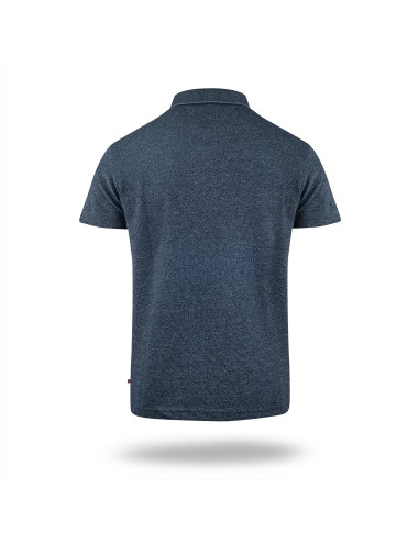 Crimson cut POLO MĘSKIE FRANK GRANATOWY DESZCZ pod nadruk, logo, haft