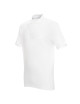 GEFFER POLO Men`s 400 WHITE DTG print silkscreen embroidery logo transfer