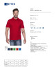 GEFFER POLO Men`s 400 RED DTG print silkscreen logo transfer