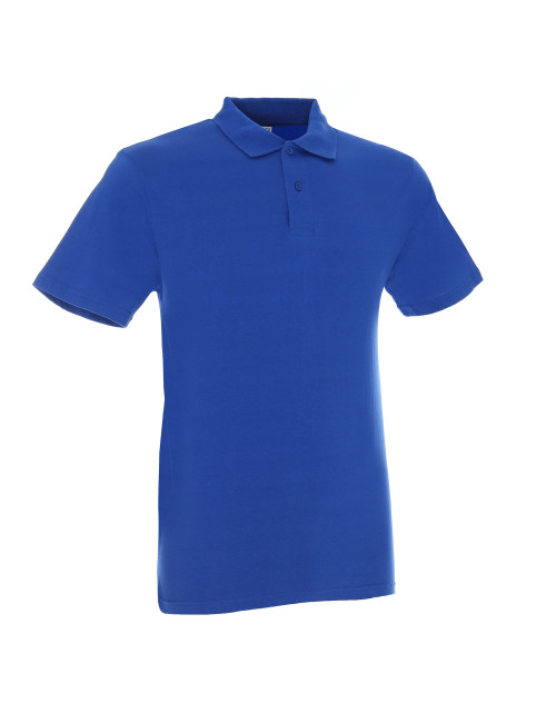 GEFFER POLO Men`s 400 CORNFLOWER embroidery DTG print logo silkscreen transfer