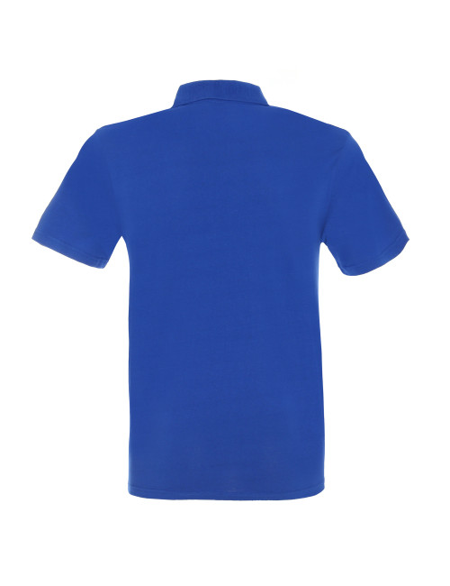 GEFFER POLO Men`s 400 CORNFLOWER embroidery DTG print logo silkscreen transfer