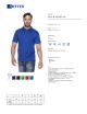 GEFFER POLO Herren 400 Kornblumenblau Stickerei DTG-Druck Logo Siebdruck Transfer