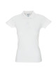 Geffer POLO Women`s 450 WHITE with logo, embroidery, print