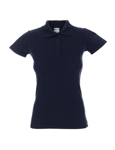 Geffer POLO Women`s 450 NAVY for printing, logo, embroidery, transfer