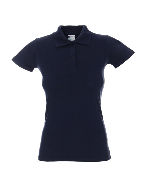 Geffer POLO Damen 450 NAVY BLUE zum Bedrucken, Logo, Sticken, Transferieren