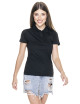 Geffer POLO Women`s 450 BLACK with print, logo, embroidery