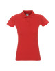 Geffer POLO Damen 450 RED unter dem Logo, DTF-Druck