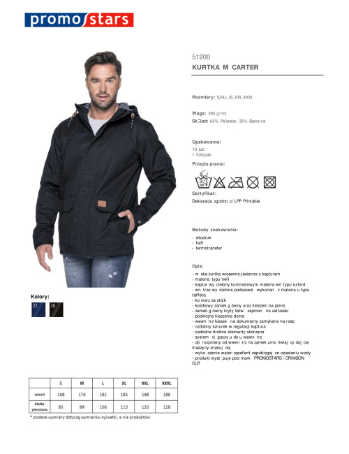 JACKET M CARTER BLACK