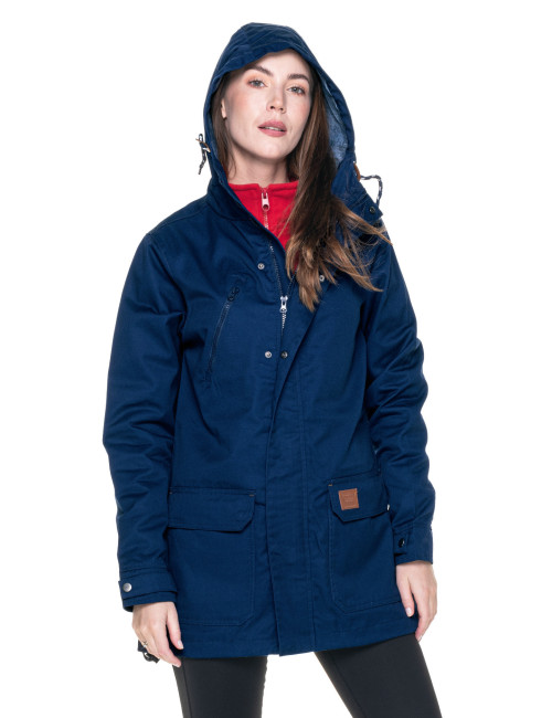 CRIMSON CUT Damenjacke LAVA NAVY BLUE mit Siebdruck-Logo-Aufdruck