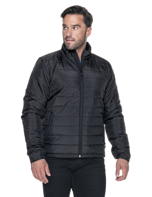 Promostars Herrenjacke WEST BLACK DTG-Druck, Siebdruck, Logo-Stickerei