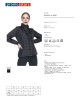 Promostars Damen EAST JACKET SCHWARZ Stickerei DTG-Druck, Siebdruck-Logo