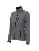 Promostars Women`s JACKET BREEZE GRAY MELANGE embroidery print DTF silkscreen