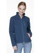 Promostars Women`s BREEZE JACKET DARK BLUE logo silkscreen print